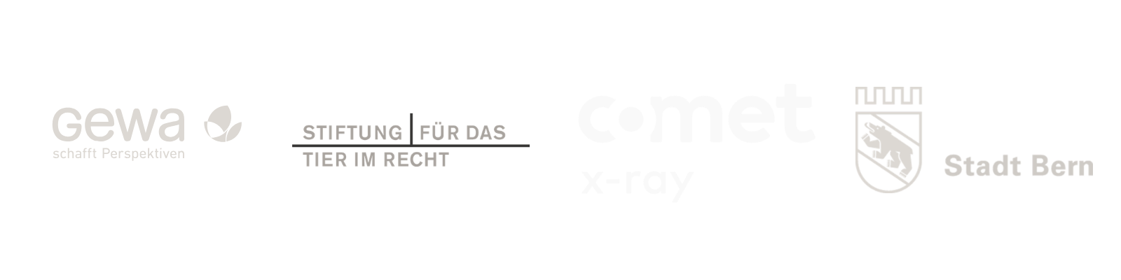 Kunden von Nice Try: GEWA, Tier im Recht, Comet X-Ray, Stadt Bern